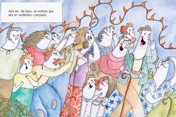 Ilustración de Campeón por Nicolás Arispe, texto de María Teresa Andruetto Ilustración de Campeón por Nicolás Arispe, texto de María Teresa Andruetto